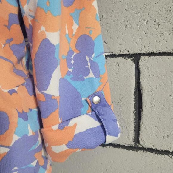 BUNDLE SALE! RUBY RD Multicolor Pullover Top Sz L - Picture 4 of 7